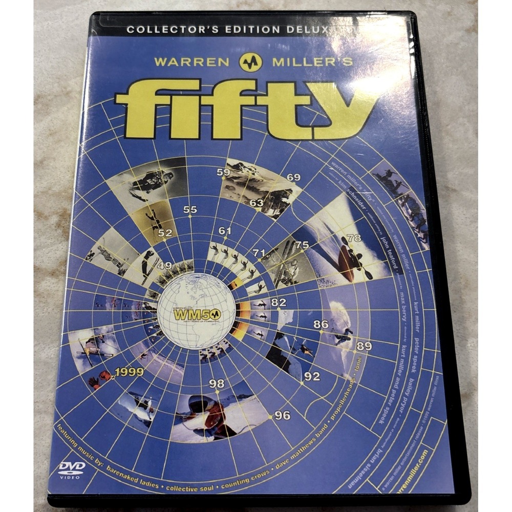 Warren Millers Fifty DVD 2005 A Showcase Of‎ Snow Exploits Skiing Snowboarding